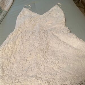 Abercrombie & Fitch White Lace Dress